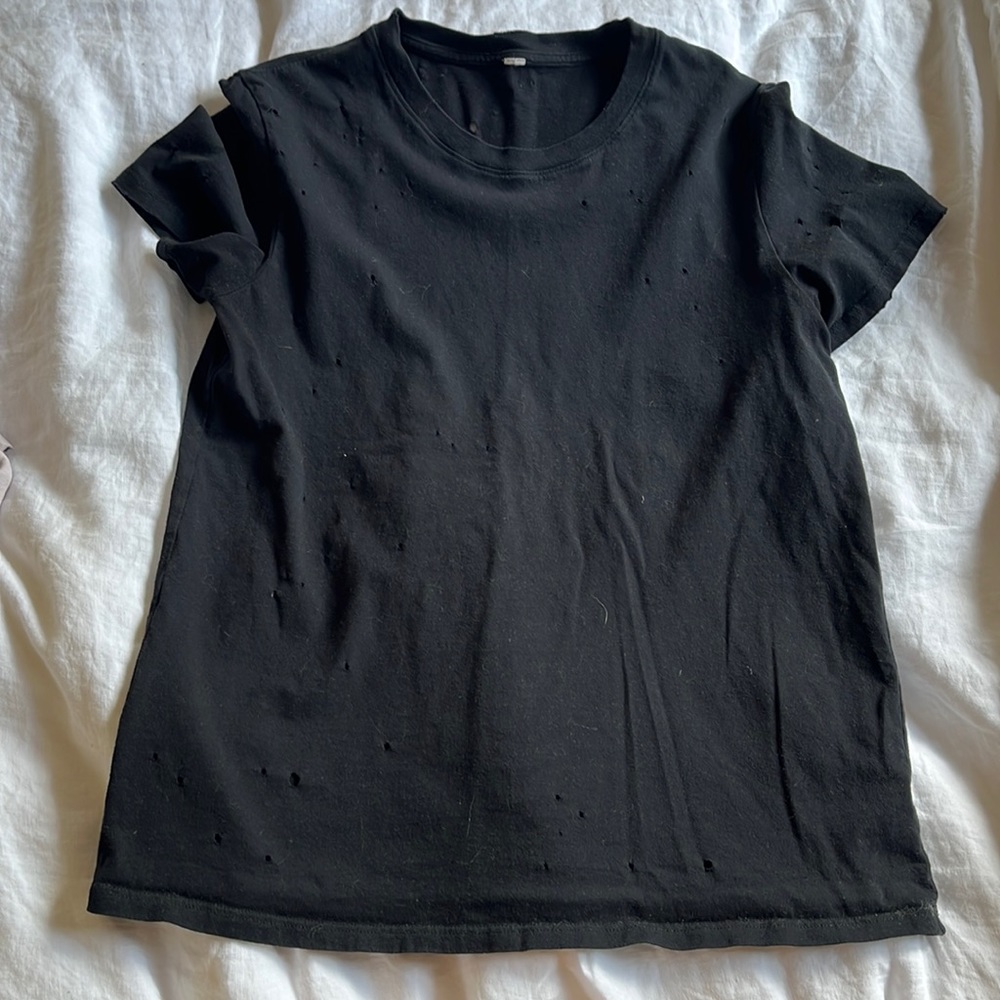 Alo distressed tee